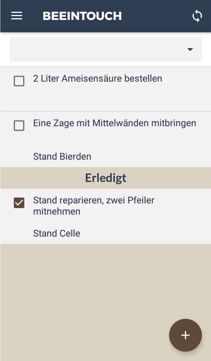 BeeInTouch - Willi ToDo-Liste